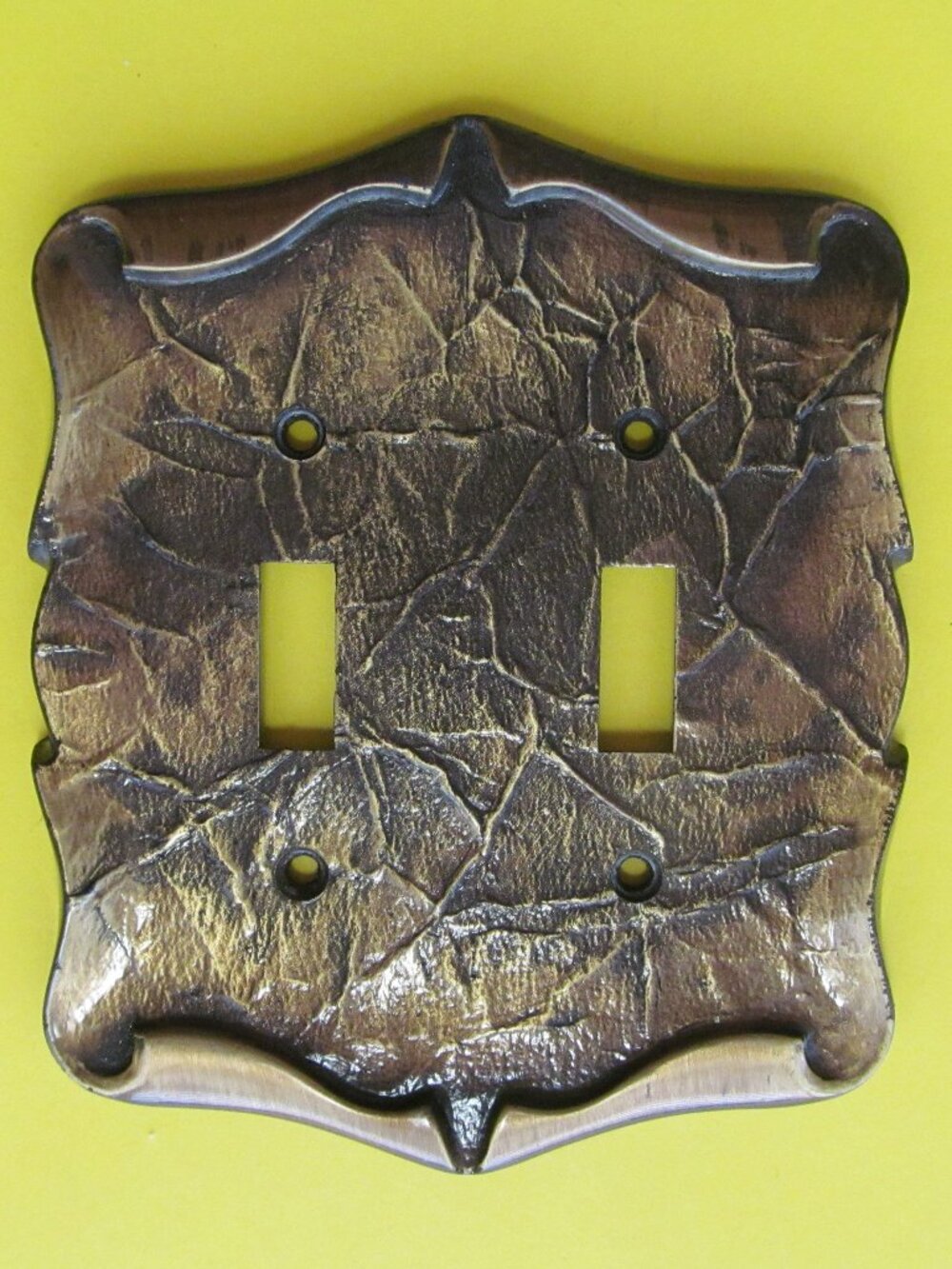 Vintage Amerock double light switch cover